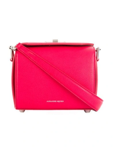 Shop Alexander Mcqueen Box Bag In Pink