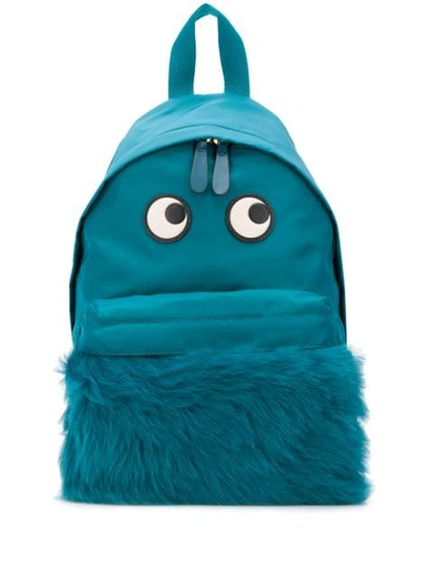 Shop Anya Hindmarch Eyes Backpack In Blue