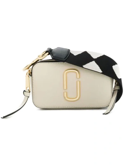 Shop Marc Jacobs Snapshot Small Camera Bag In Neutrals