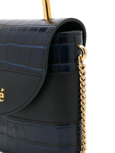 Shop Chloé Small Any Lock Bag In Blue