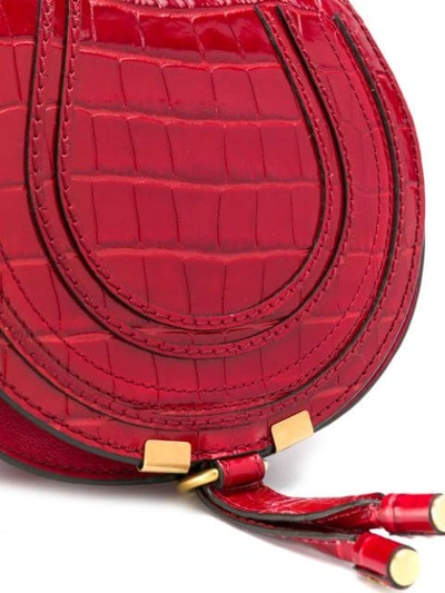 Shop Chloé Mini Marcie Bag In Red
