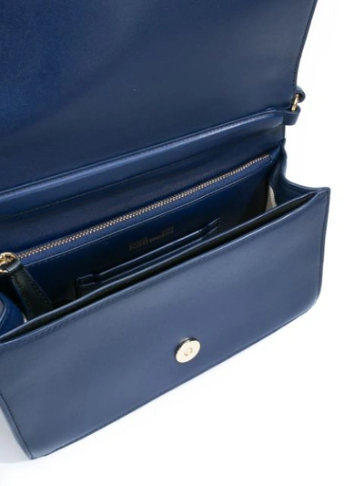 Shop Diane Von Furstenberg East West Shoulder Bag In Blue