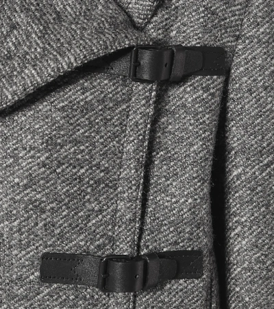 Shop Isabel Marant Nate Wool-blend Jacket In Grey