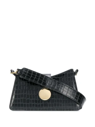 Shop Elleme Baguette Shoulder Bag In Black