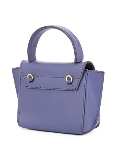 Shop Atp Atelier Montalcino Shoulder Bag In Purple