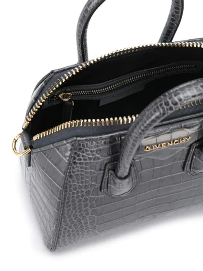Shop Givenchy Antigona Tote Bag In Grey