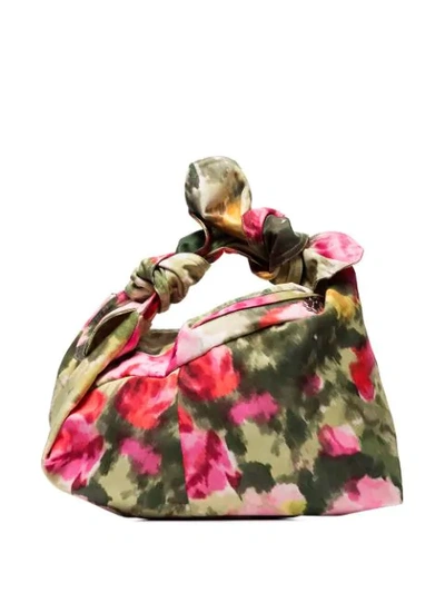 Shop Simone Rocha Wrap Baby Floral Bag In Multicolour