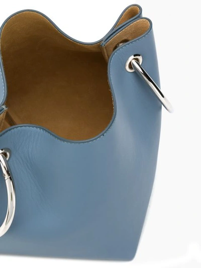 Shop Jil Sander Small Loop Bag - Blue