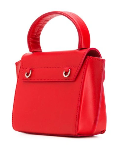 Shop Atp Atelier Montalcino Mini Tote In Red