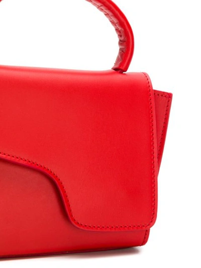 Shop Atp Atelier Montalcino Mini Tote In Red