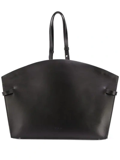 Shop Aesther Ekme Dawn Satchel In Black