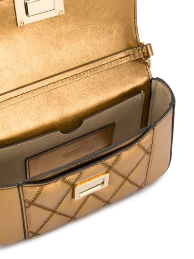 Shop Givenchy Charm Mini Bag In Gold
