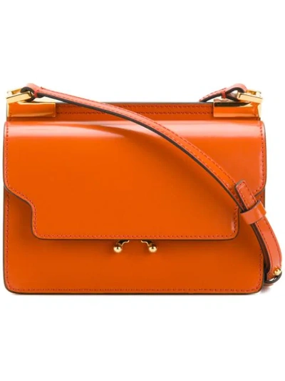 Shop Marni Trunk Shoulder Bag - Orange