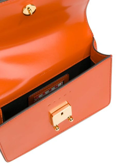 Shop Marni Trunk Shoulder Bag - Orange