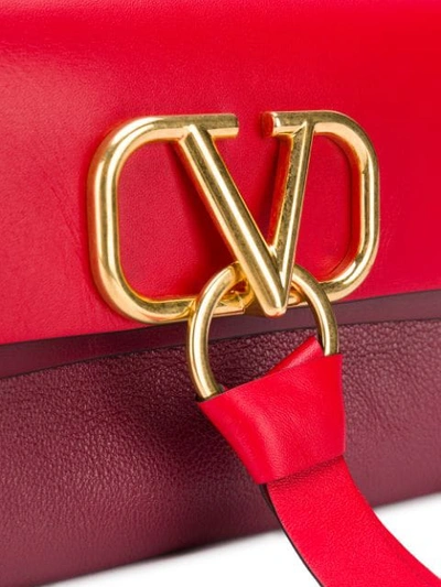 Shop Valentino Garavani Vring Shoulder Bag In Red