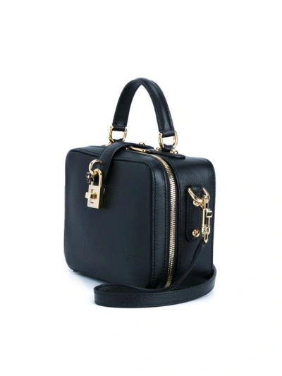 Shop Dolce & Gabbana Dolce Soft Shoulder Bag - Black