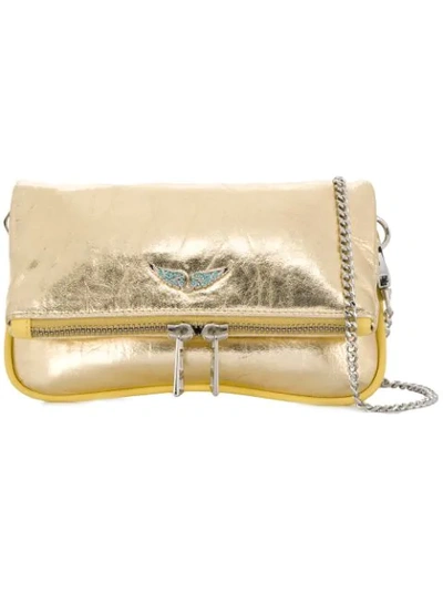 Zadig & Voltaire Rock Nano Mini Bag In Gold | ModeSens