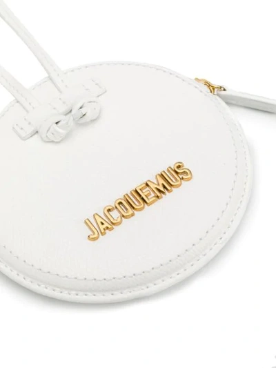 Shop Jacquemus Le Pitchou Mini Pouch In White