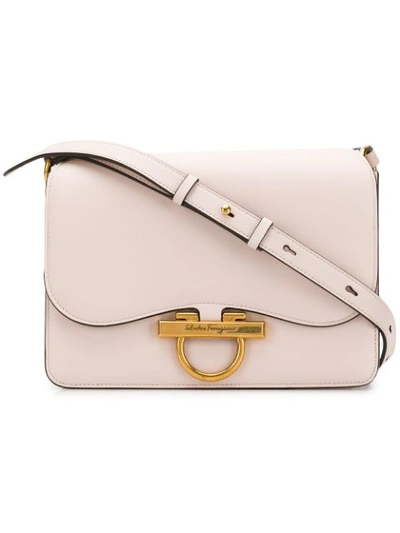 Shop Ferragamo Jasmine Shoulder Bag In Pink