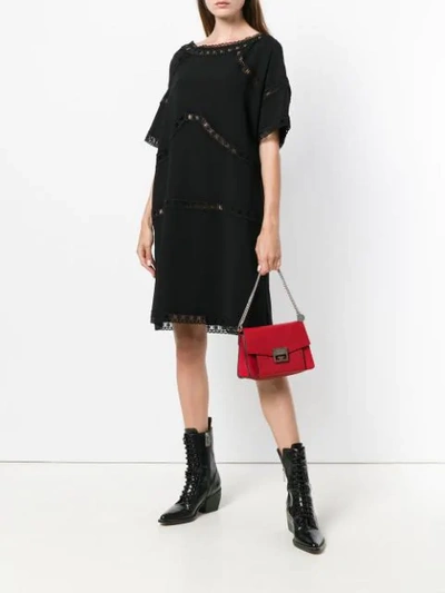 Shop Givenchy Kleine 'gv3' Handtasche In Red