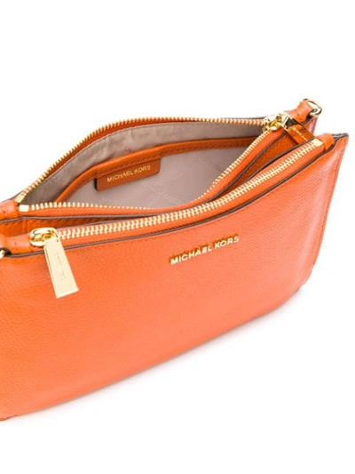 Shop Michael Michael Kors Cross Body Clutch Bag In Orange