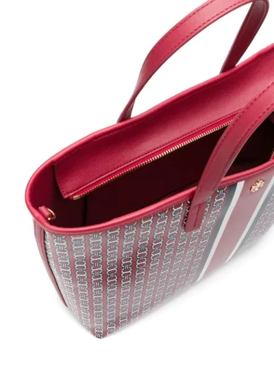 Shop Tory Burch Gemini Link Tote Bag In Red