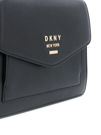 Shop Dkny 'minimal' Schultertasche In Black