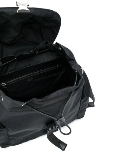 Shop Moncler Dauphine Buckled Backpack In Black