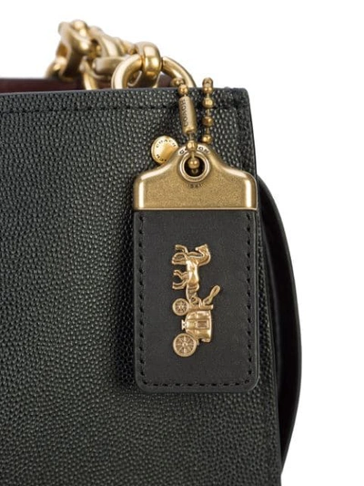 Shop Coach Rogue Shoulder Bag In Black