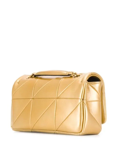 Shop Saint Laurent Small Jamie Cross-body Bag In Gold