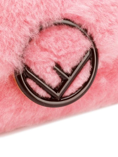 Shop Fendi Logo Belt Bag In Pink
