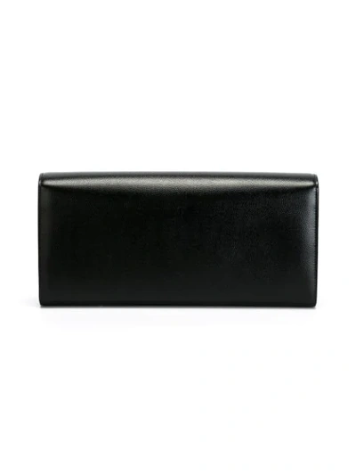 Shop Saint Laurent 'classic Monogram' Clutch In Black