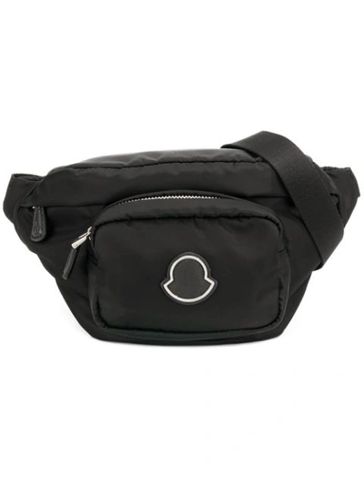 Shop Moncler Felicie Bum Bag In Black
