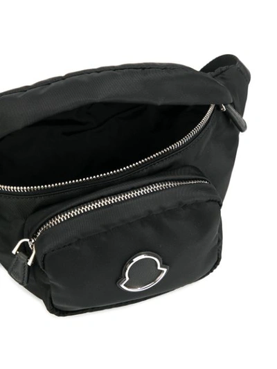 Shop Moncler Felicie Bum Bag In Black