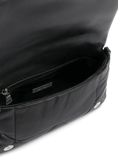 Shop Miu Miu Studded Clutch Bag - Black