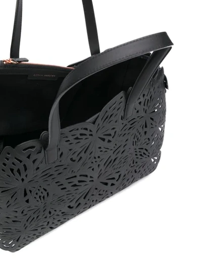 Shop Sophia Webster Liara Lasercut-butterfly Tote Bag In Black