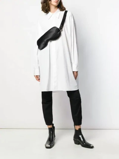 Mm6 Maison Margiela Eye Mask Belt Bag In Black