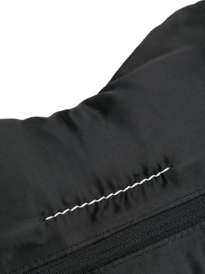 Mm6 Maison Margiela Eye Mask Belt Bag In Black