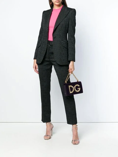 Shop Dolce & Gabbana Dg Girls Shoulder Bag In Purple