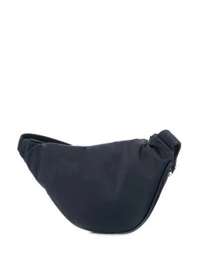 Shop Tommy Hilfiger Logo Stripe Belt Bag In Blue