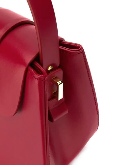Shop Nico Giani Myria Mini Tote Bag In Red