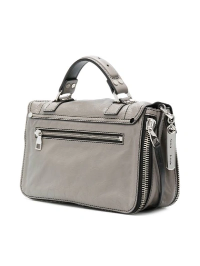 Shop Proenza Schouler Ps1 Satchel In Grey