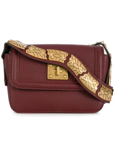 Red Valentino Red v Snake Strap Shoulder Bag ModeSens