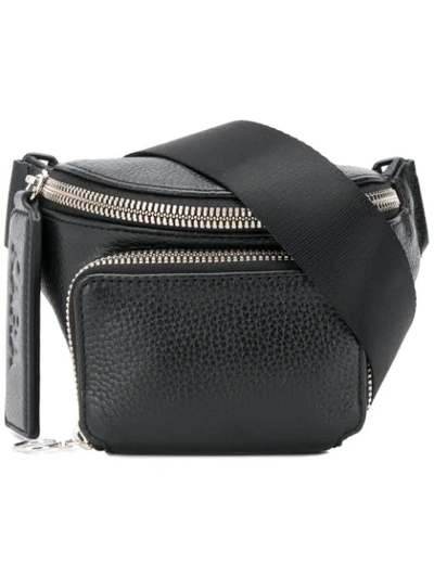 Shop Kara Zipped Pocket Bum Bag In Black