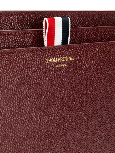 Shop Thom Browne Chain Strap Accordion Bag - Red