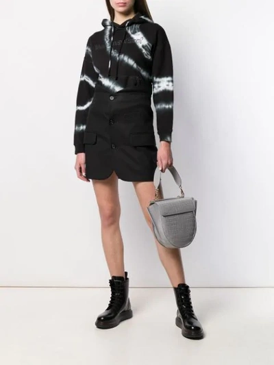 Shop Wandler Hortensia Medium Bag In Grey