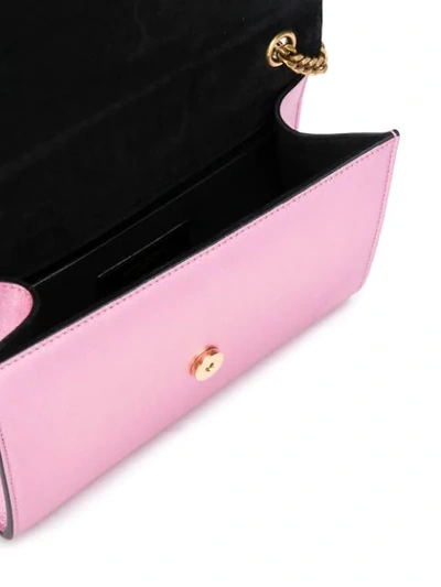 Shop Saint Laurent Small Kate Shoulder Bag In Pink