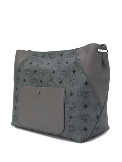 Shop Mcm Phant Tote Bag In Grey