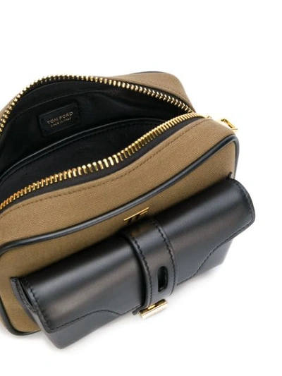 Shop Tom Ford Two Tone Small Camera Bag In C4901