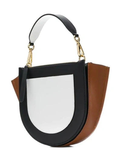 Shop Wandler Mini Hortensia Shoulder Bag - Brown